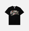 Curve Collage Mens Short Sleeve Shirt Black