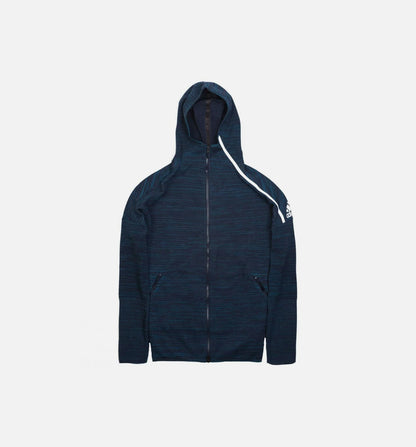 Zne Mens Hoodie Navy White