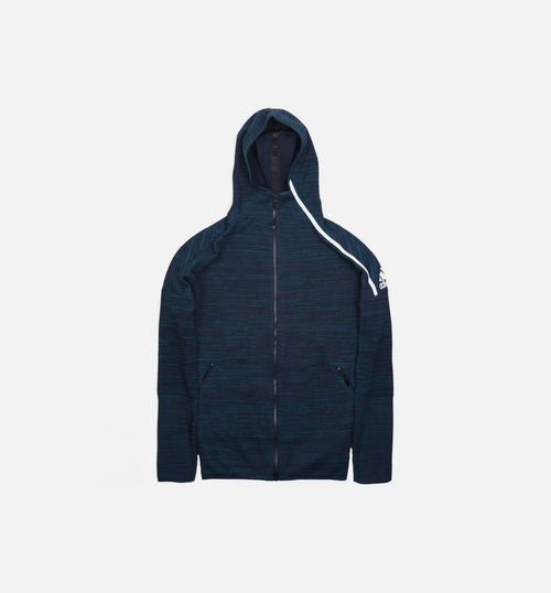 Zne Mens Hoodie Navy White