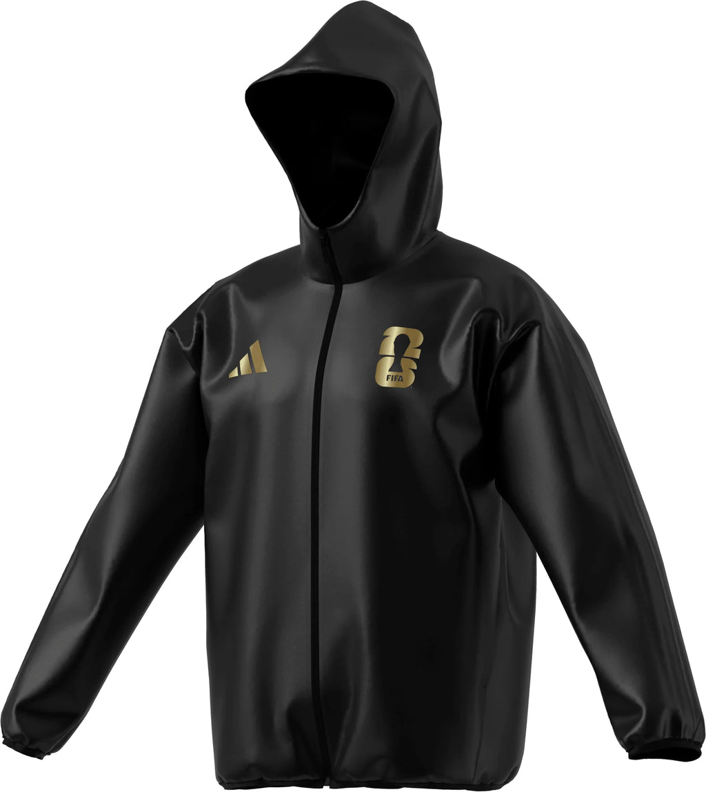 adidas FIFA World Cup 2026 Official Emblem Windbreaker Jacket Black