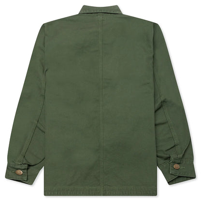 Cotton Canvas Coverall Moss Green