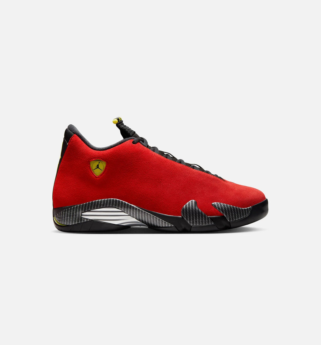 Air Jordan 14 Retro Challenge Red Mens Lifestyle Shoe Challenge Red Black Vibrant Yellow Anthracite Limit One Per Customer