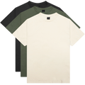 Foundation 3 Pack Tee Natural