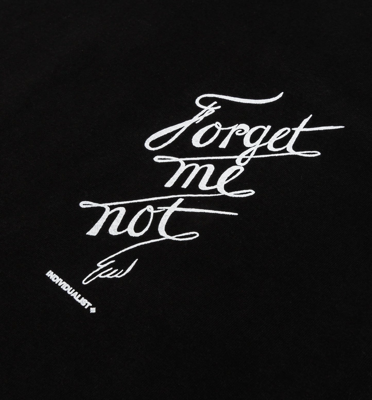 Forget Me Not Mens Short Sleeve Shirt Black