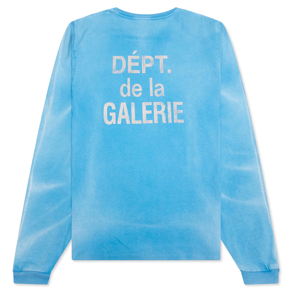 French L S Tee Cyan