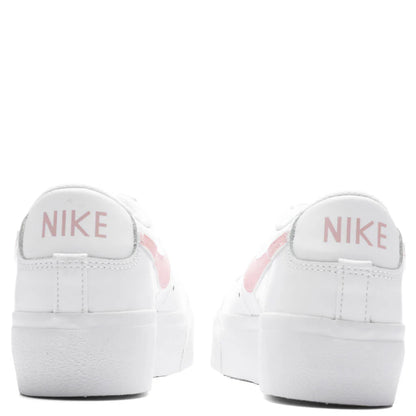 Womens Blazer Low Platform White Pink Glaze