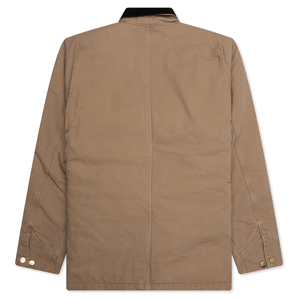 OG Chore Coat Aged Canvas Peanut Black