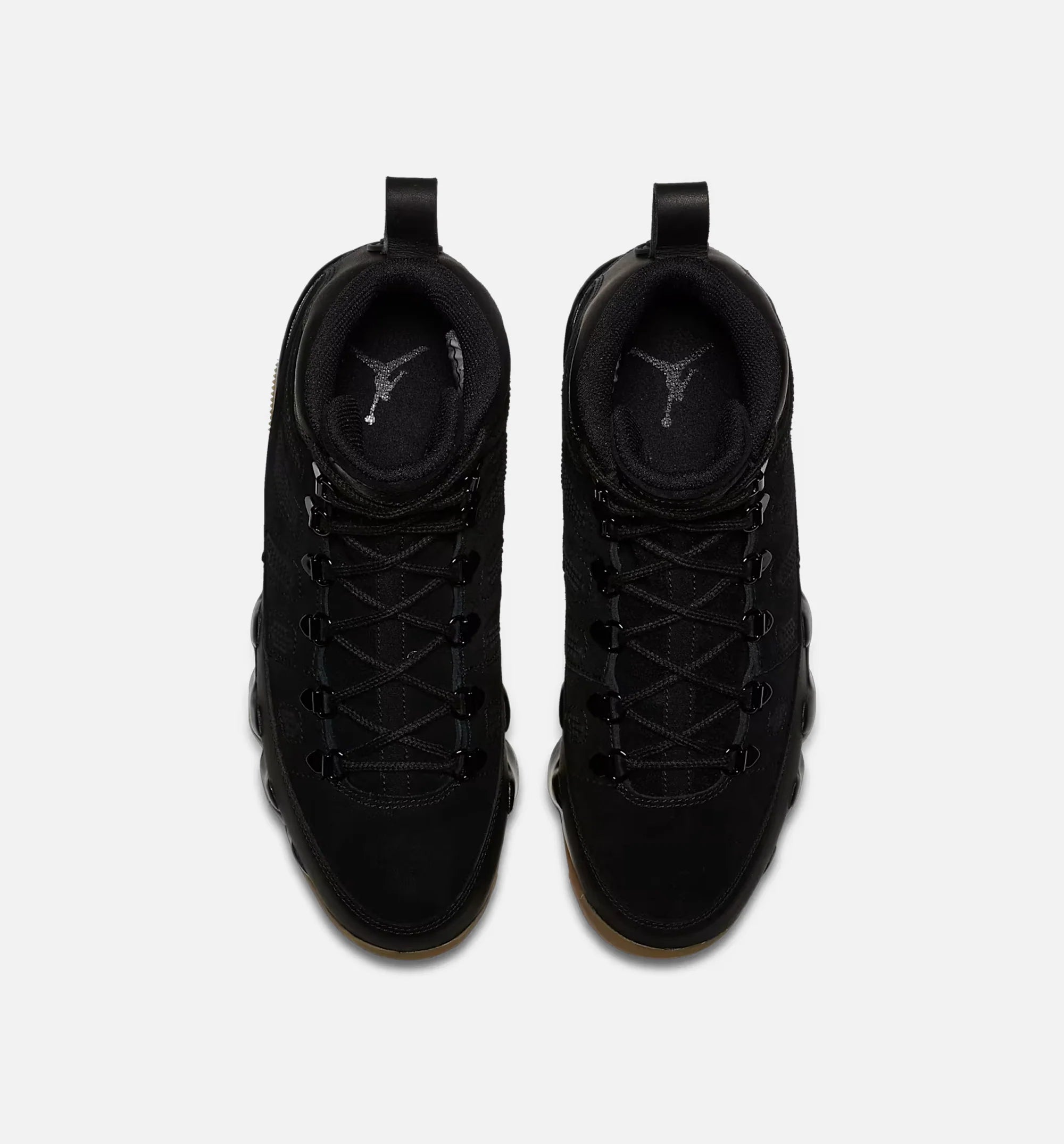 Air Jordan 9 Retro Mens Lifestyle Boot Black Black Gum Light Brown