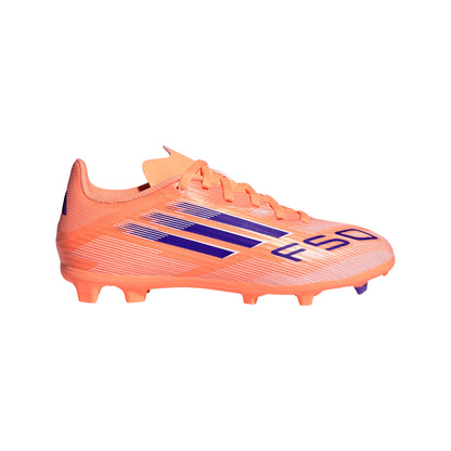 adidas F50 League FG MG Youth Soccer Cleats Orange Blue White