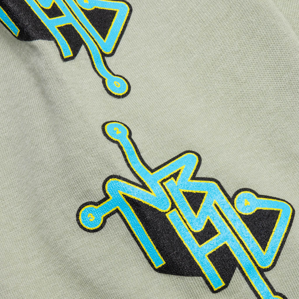 NH L S Tee 12 Sage Green