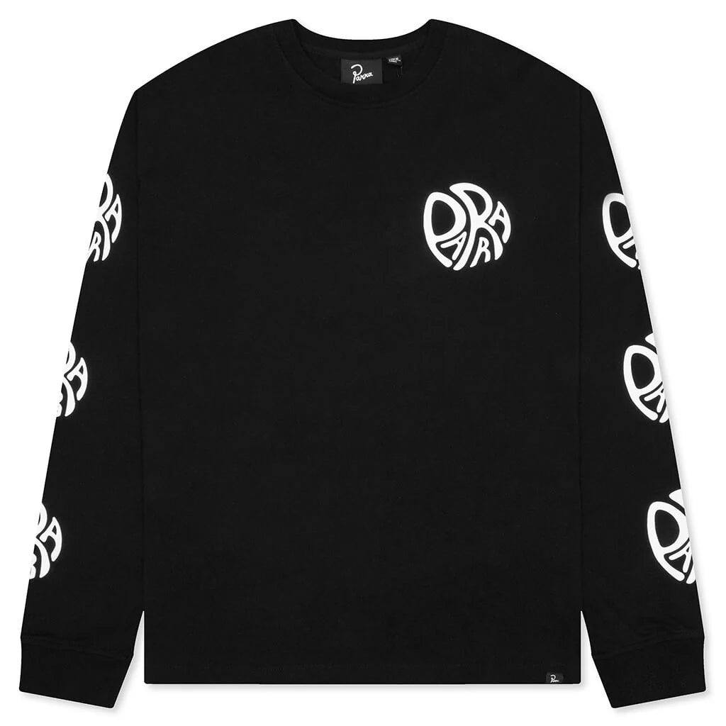Circle Tweak Logo L S T Shirt Black