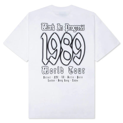 S S World Tour T Shirt White