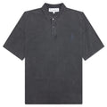 Anchor S S Polo Shirt Charcoal