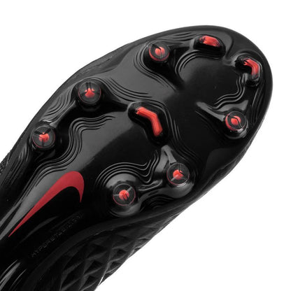 Nike Legend 8 Elite FG Firm Ground Soccer Cleats Black Grey Red