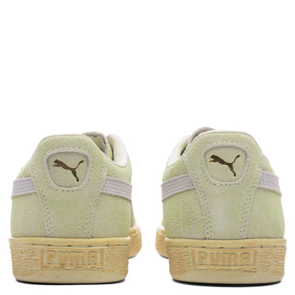 Suede Faded Green