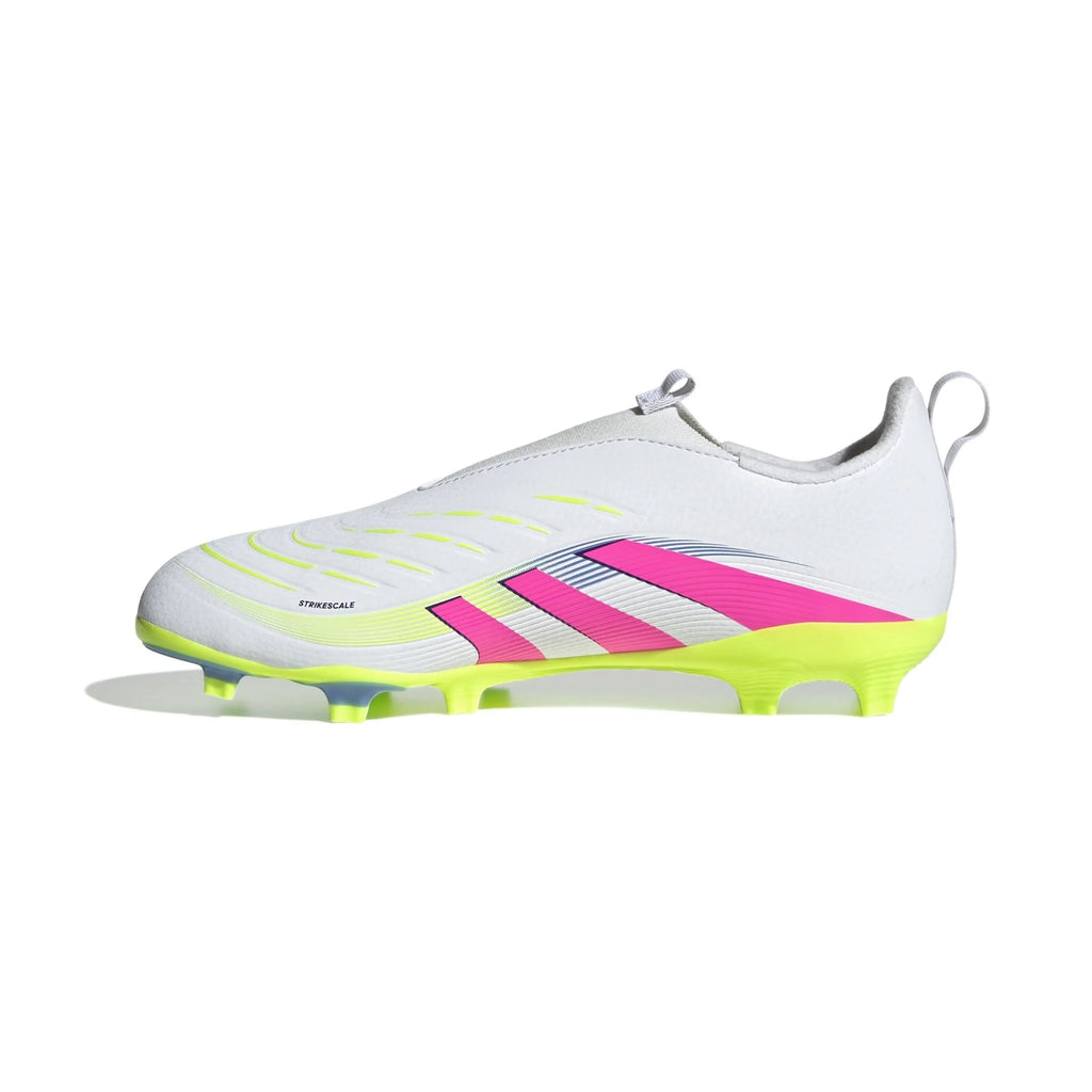 adidas Predator League Laceless Firm Multi Ground Boots Junior White Pink
