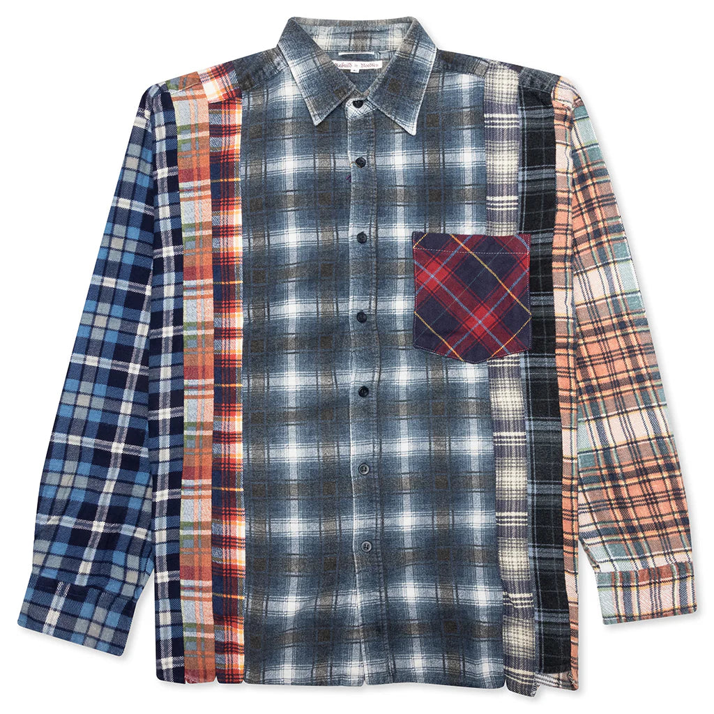 7 Cuts Flannel Shirt Assorted