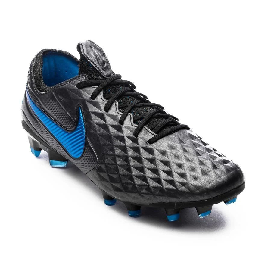 Nike Legend 8 Elite FG Firm Ground Soccer Cleats Black Blue Hero