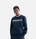 Stranger Things x Nike Fleece Crew Mens Sweatshirt Navy