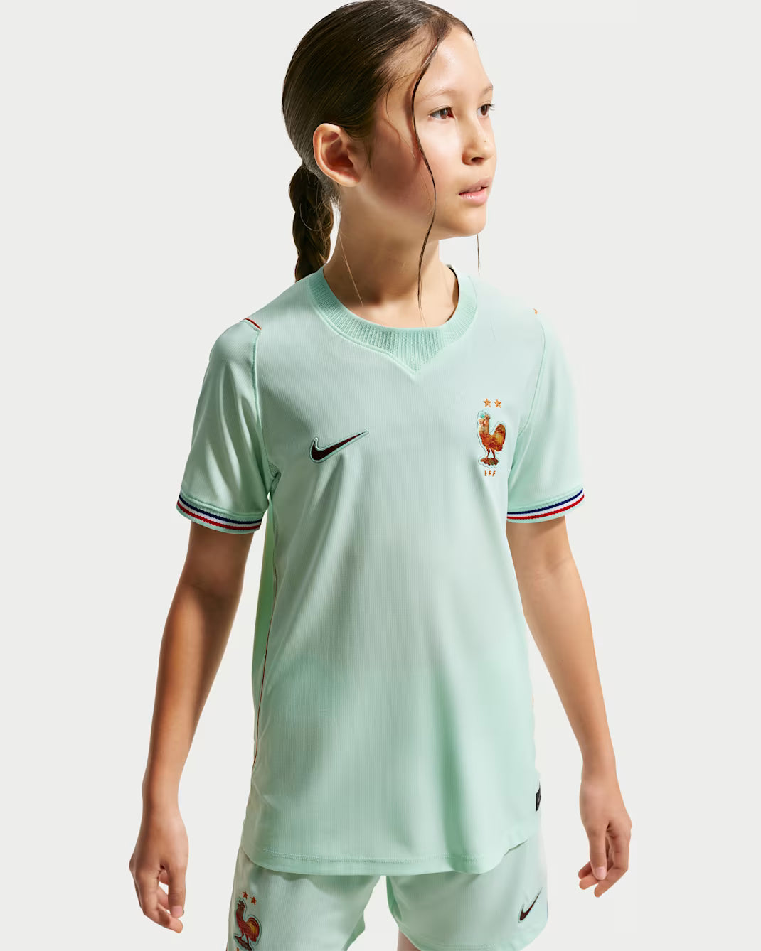 Nike France National Team 2026 Stadium Youth Away Jersey Igloo Monarch Monarch