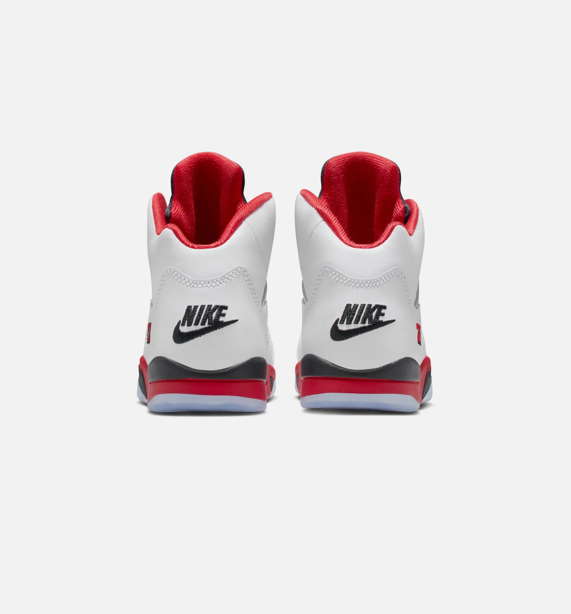 Air Jordan 5 Retro Fire Red Preschool Lifestyle Shoe White Fire Red Black