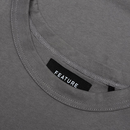 Jersey Braque Pocket Tee Charcoal