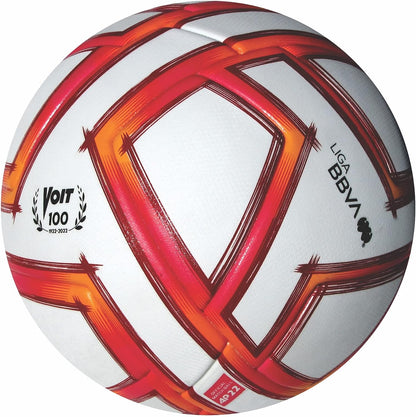 Voit Quality Pro Official Match Soccer Ball Liga MX Apertura 22 White Hi Vis Orange