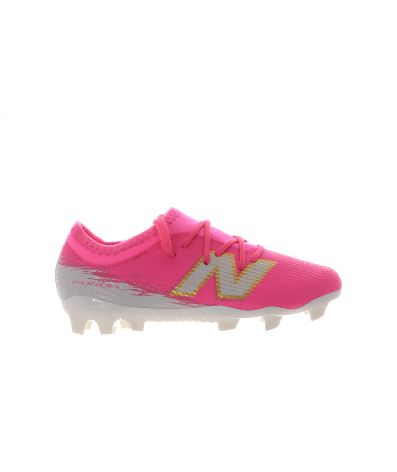 New Balance Furon Team V8 FG Firm Ground Youth Soccer Cleats Pink Heat