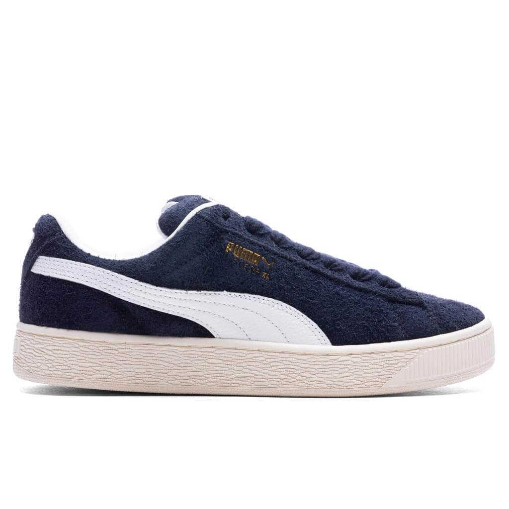 Suede XL Hairy Club Navy Frosted Ivory