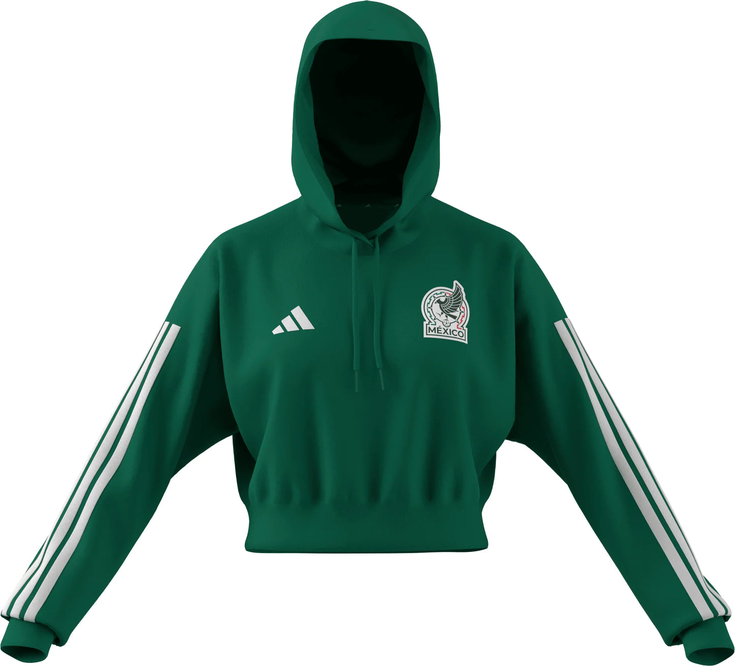 adidas Mexico DNA Womens Soccer Hoodie Green