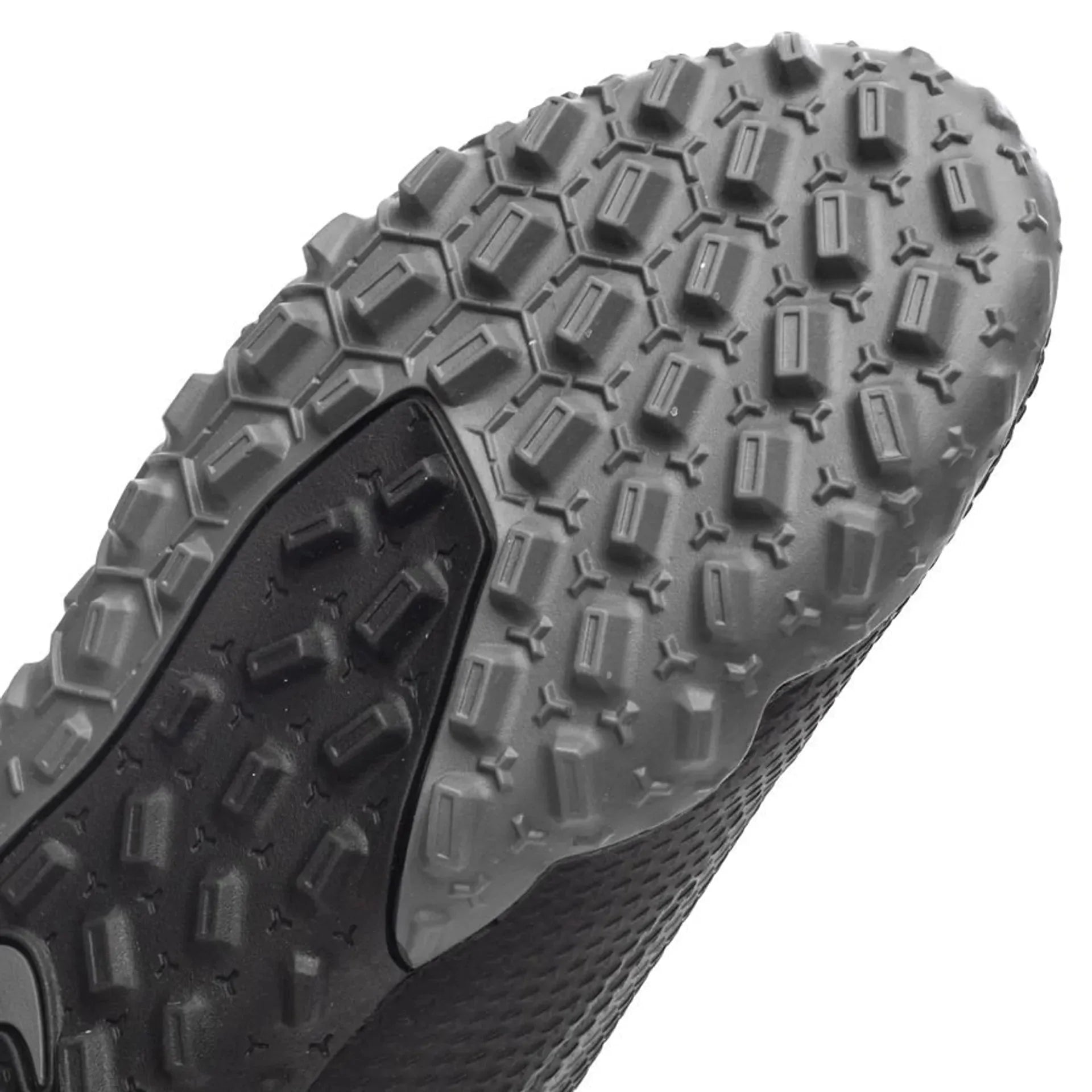 Nike Phantom GT2 Academy DF TF Turf Soccer Cleats Black Iron Grey