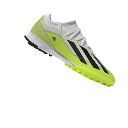 adidas X Crazyfast3 TF Junior Turf Soccer Cleats White Black