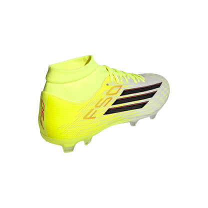 adidas F50 League Mid Cut FG MG Firm Ground Multi Ground Mens Soccer Cleats Yellow Black