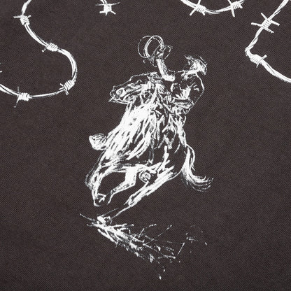Barbed Wire T Shirt Black