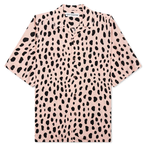 Hawaiian S S Shirt Type 2 Pink Black