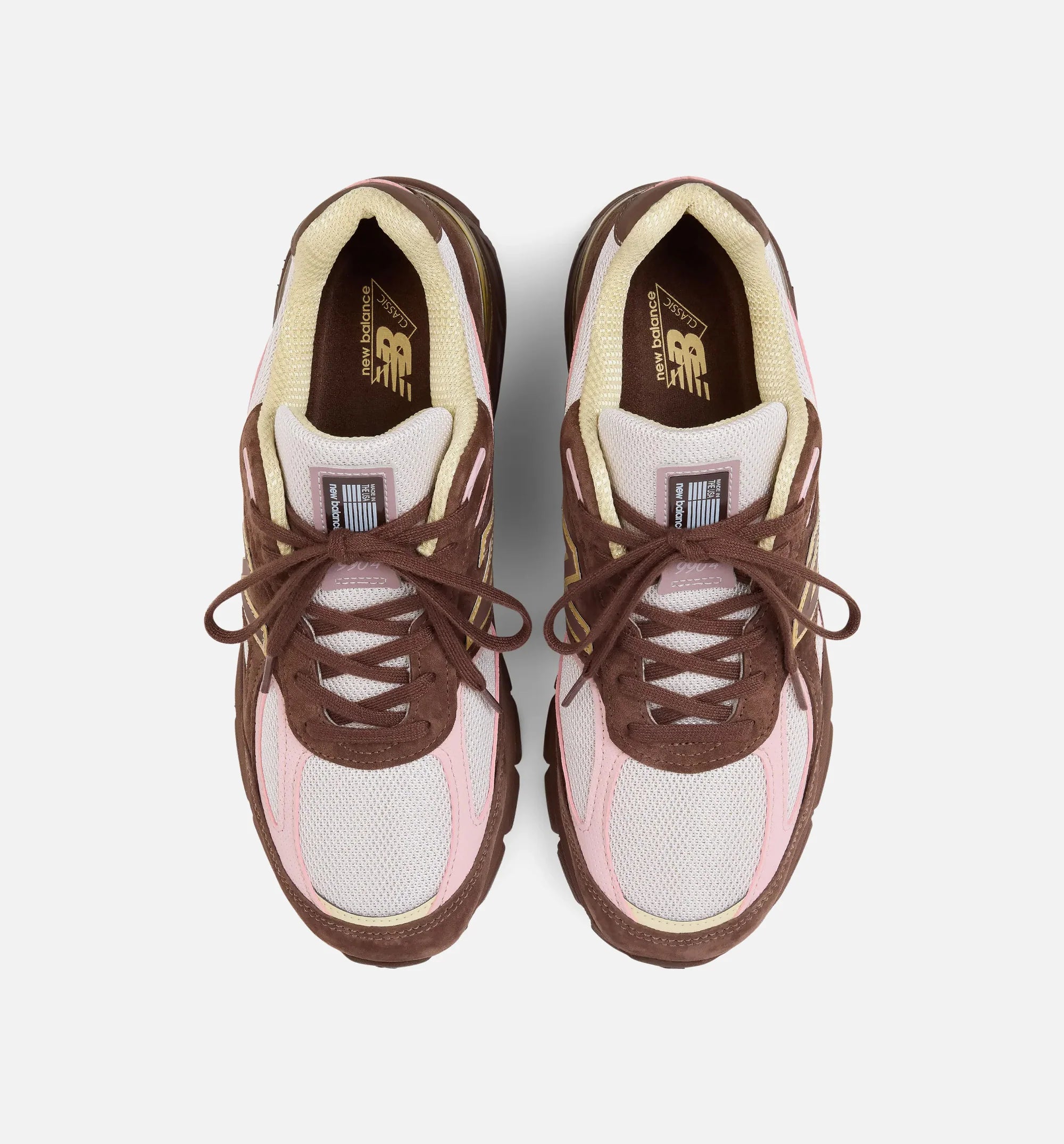 990v4 Pumpernickel Mens Lifestyle Shoe Pumpernickel Pink Chalk Alabaster
