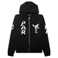 Zipped Pigeon Zip Hooded Sweatshirt Black