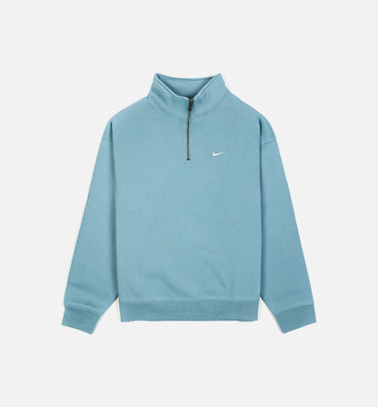 Solo Swoosh Quarter Zip Mens Jacket Blue