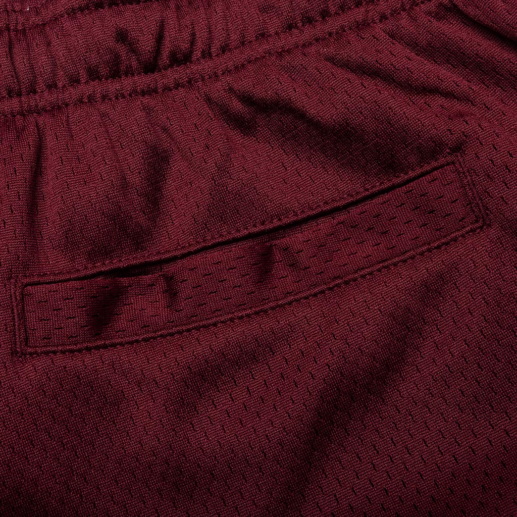 Mesh Short Sport Maroon