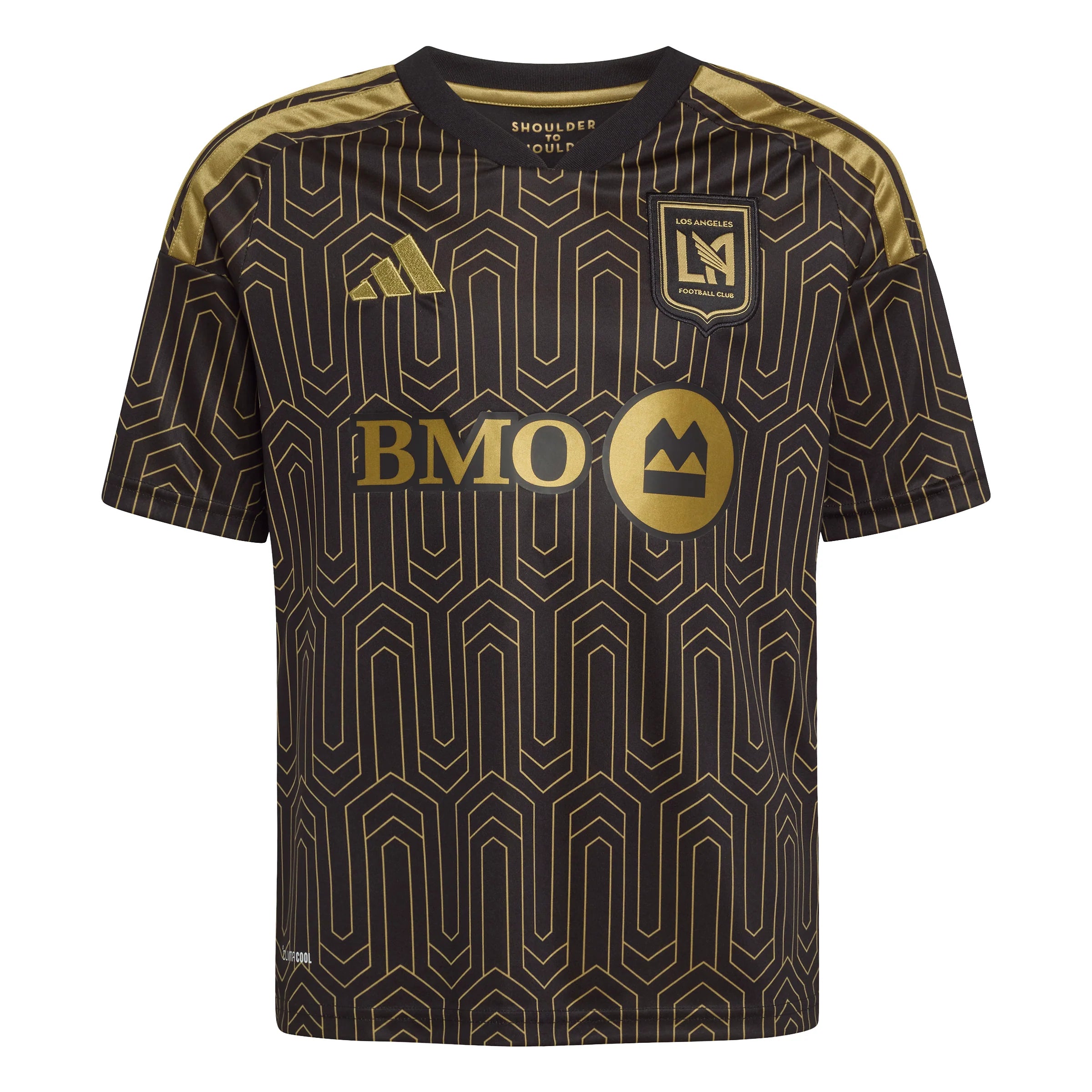 adidas Los Angeles FC Home Youth Soccer Jersey 26 27 Black