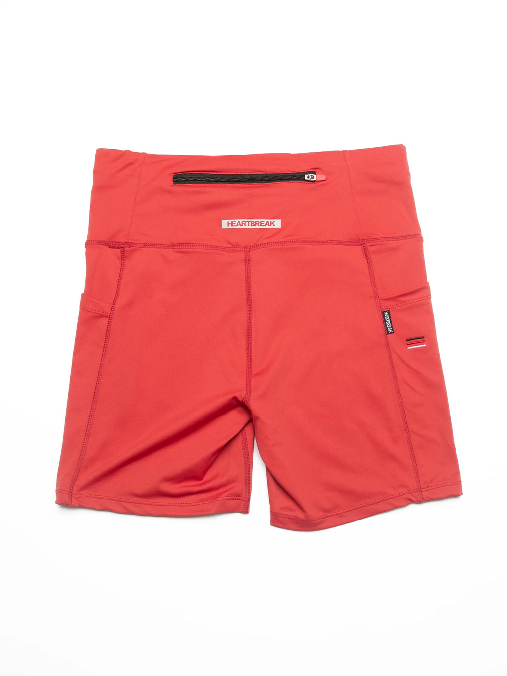 Heartbreak Womens Triple Pocket 5 Running Shorts