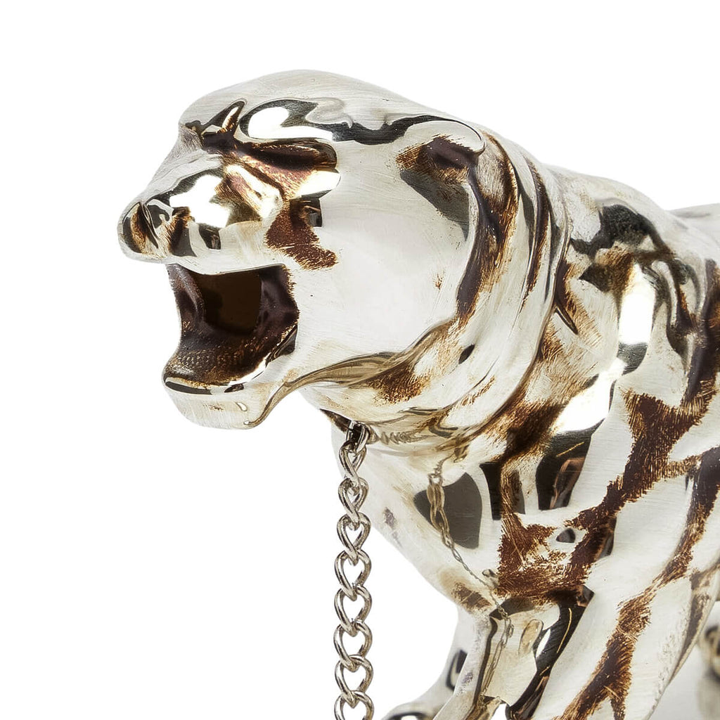 Panther Incense Chamber Silver