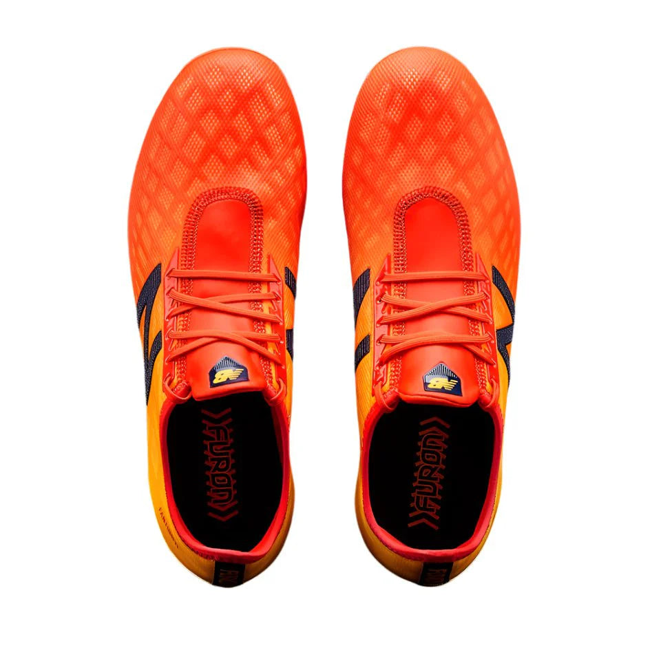 New Balance Furon 40 Pro FG Firm Ground Soccer Cleats Flame Azteca Gold
