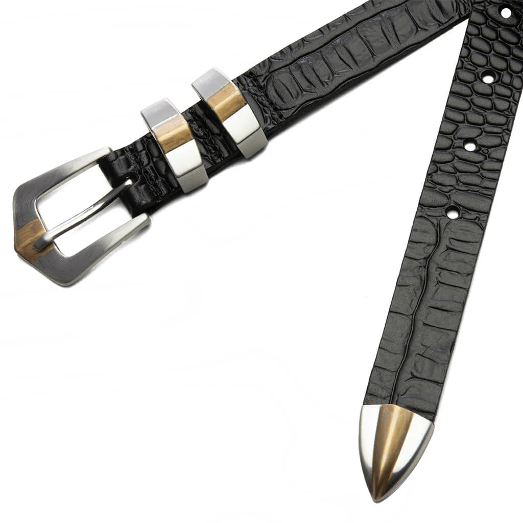 Butch Leather Belt Black