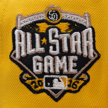 FEATURE x New Era 59FIFTY Fitted SD Padres Cooperstown Canary Yellow Twill Green