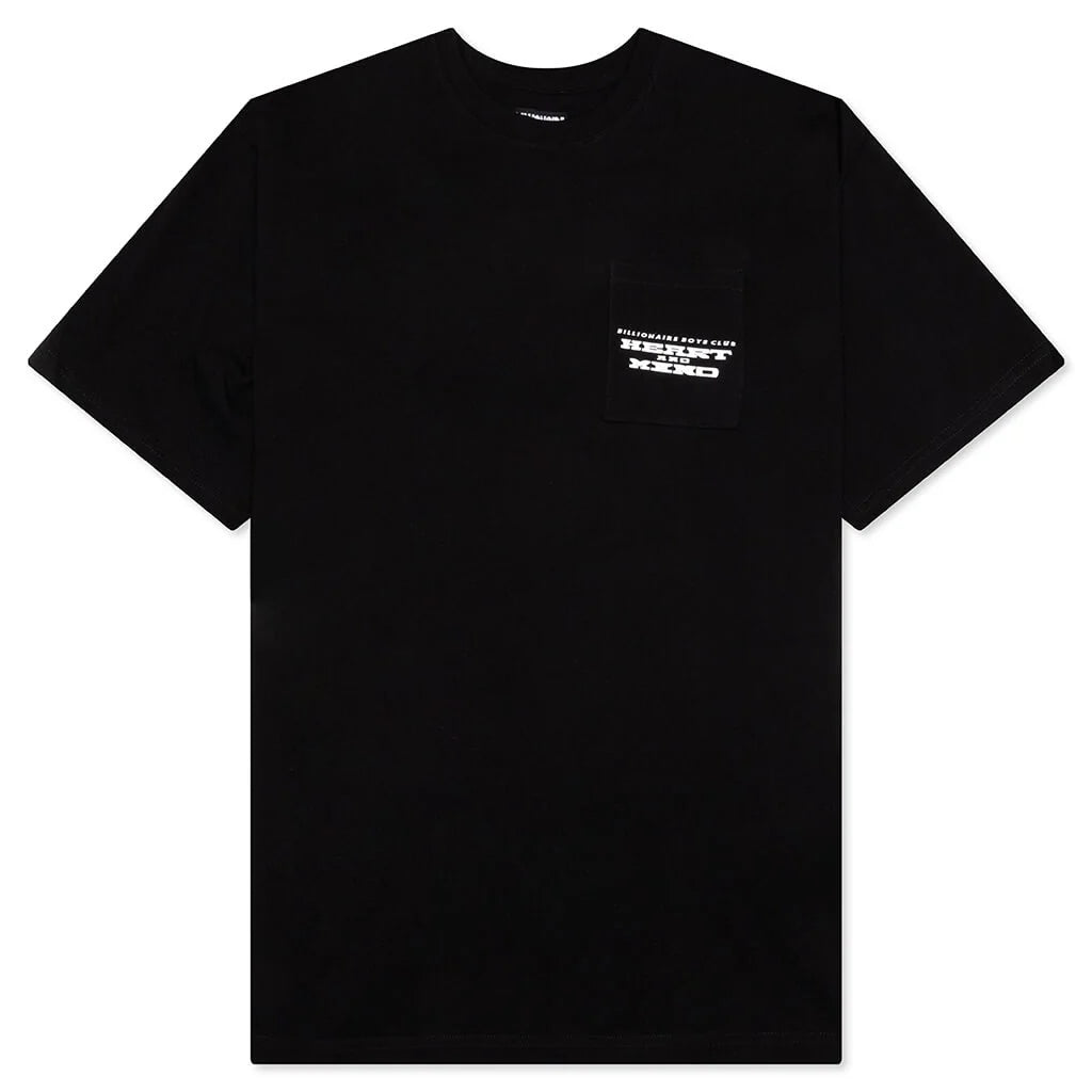 BB Heart S S Knit Black