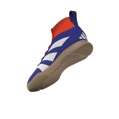 adidas Predator League IN Junior Indoor Soccer Shoes Lucid Blue White Solar Red