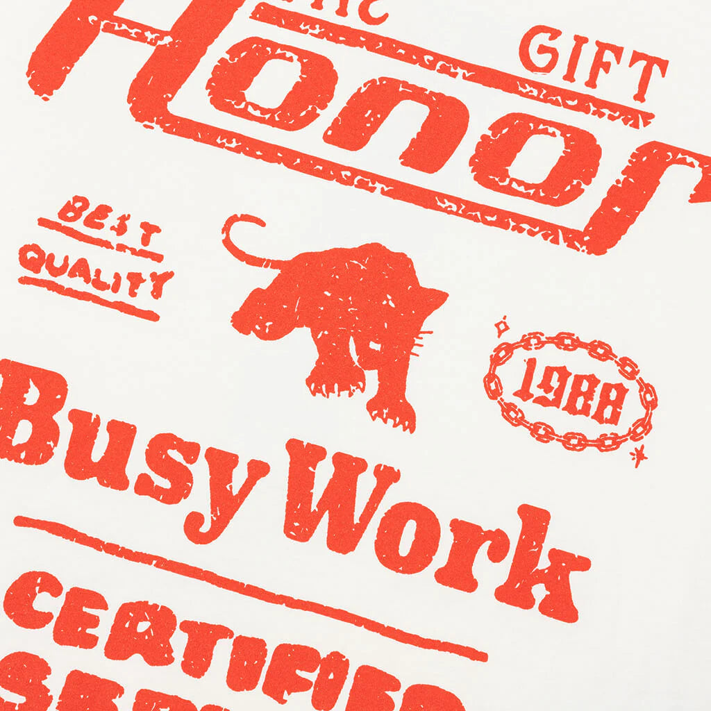 Busy Work T Shirt White