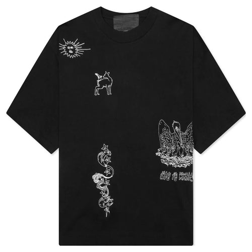 Life Is Magick Tee Black