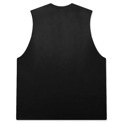 The Dean Sleeveless Tee Pigment Black